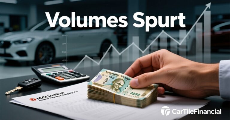 Volumes spurt at ICICI Lombard General Insurance Company Ltd counter